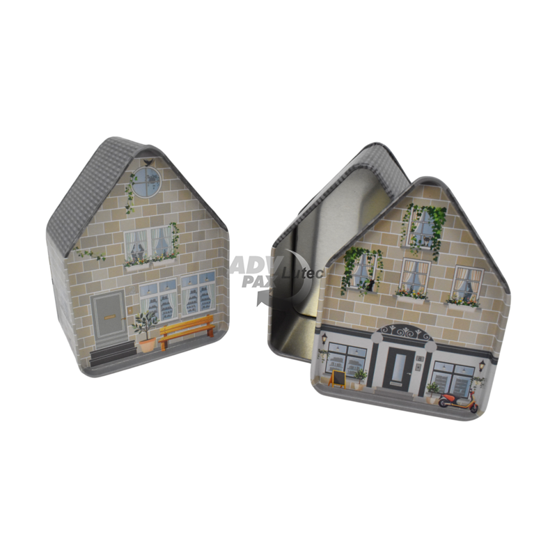 Hausdose aus Metall – Geschenkdose & Vorratsdose House Little Home