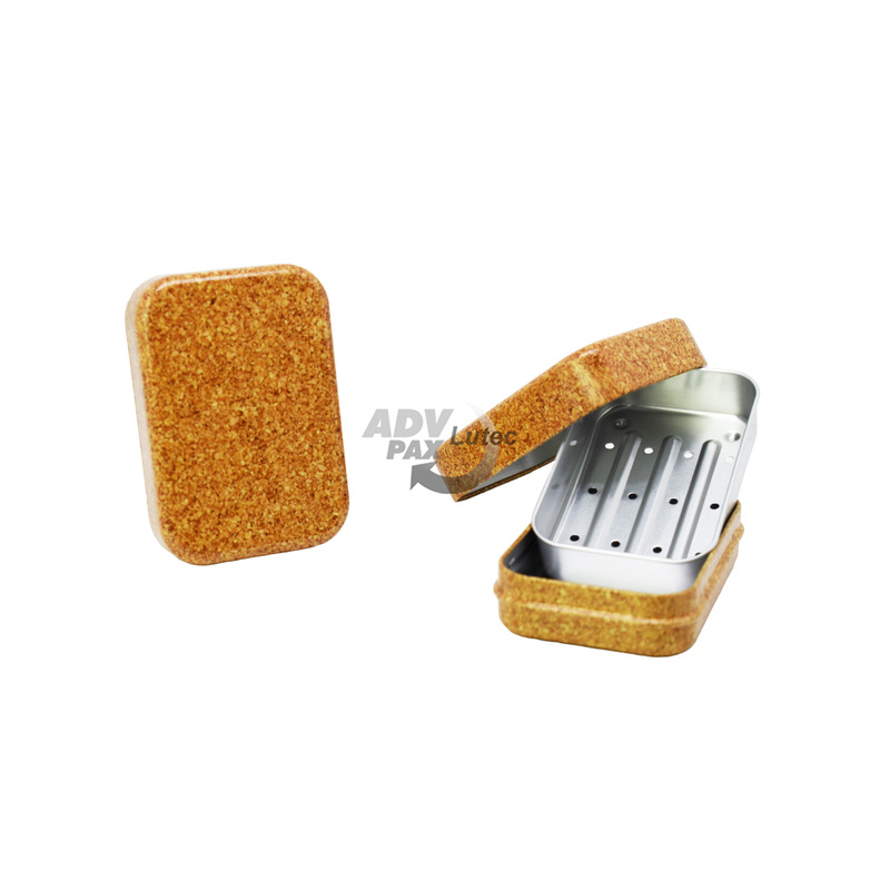 Rechteckige Seifendose aus Aluminium Soap box KORK
