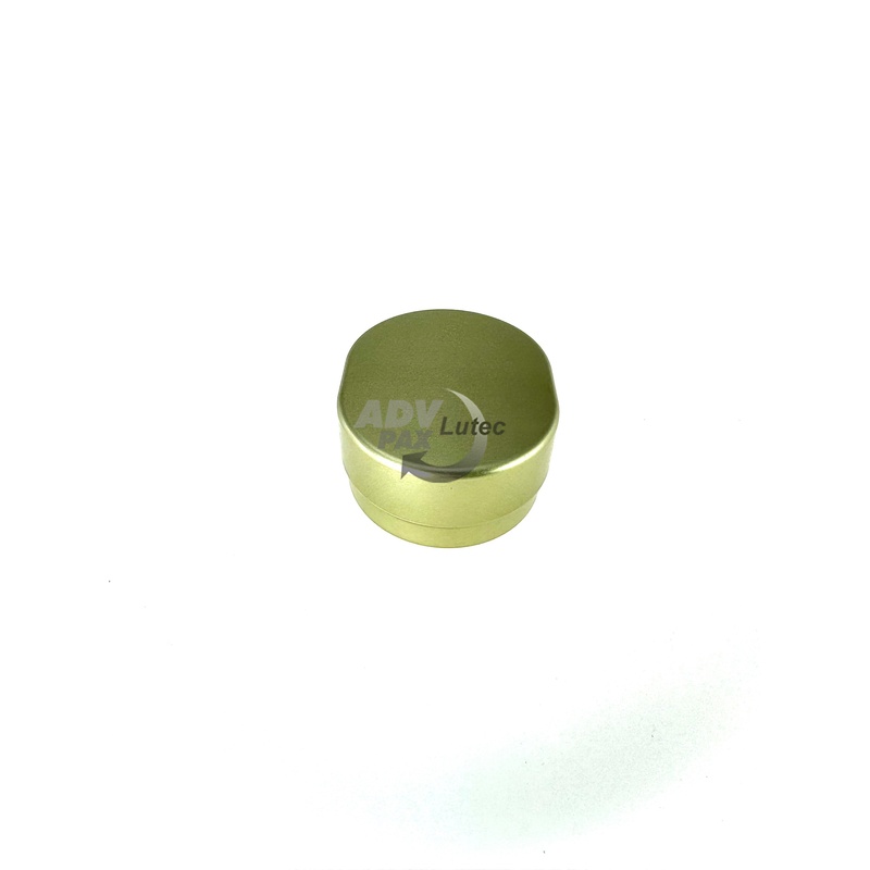 Seifendose oval aus Aluminium Soap box oval GOLD