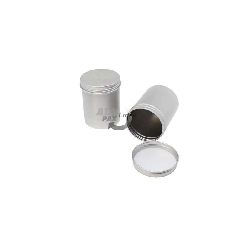 Schraubdose aus Aluminium Aludose hoch 250ml