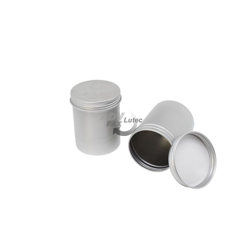 Schraubdose aus Aluminium Aludose hoch 250ml
