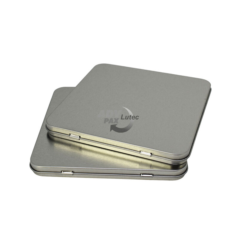 Geschenkdose Keksdose Metalldose Quadrat Slimdose