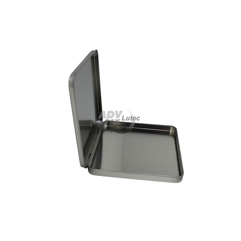Geschenkdose Keksdose Metalldose Quadrat Slimdose