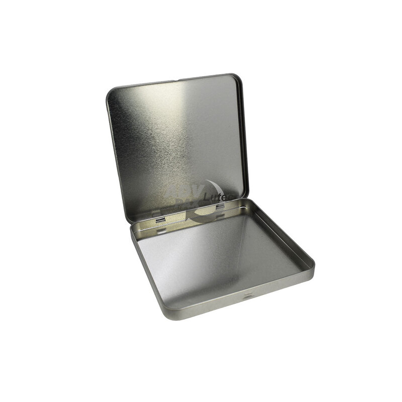Geschenkdose Keksdose Metalldose Quadrat Slimdose