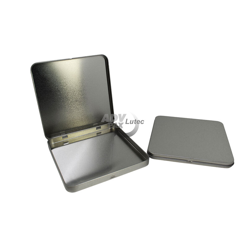 Geschenkdose Keksdose Metalldose Quadrat Slimdose