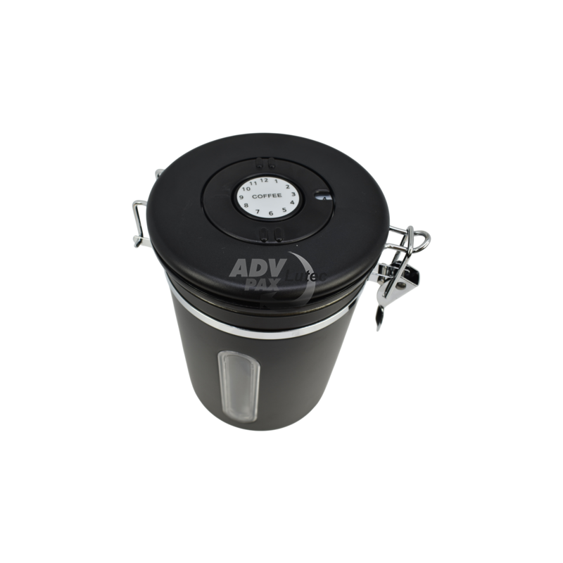 Bügelverschlussdose Kaffeedose Teedose Vorratsdose Edelstahl Coffee 1.800 ml