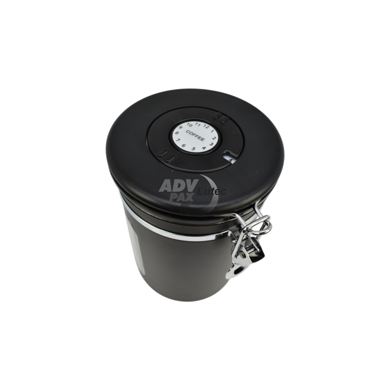 Bügelverschlussdose Kaffeedose Teedose Vorratsdose Edelstahl Coffee 1.800 ml