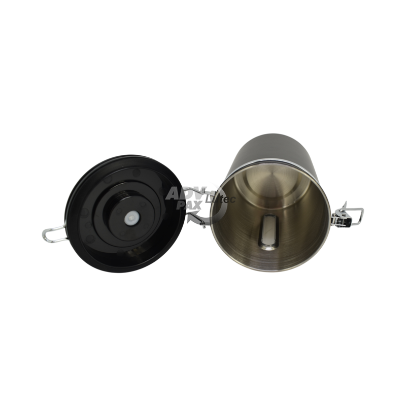 Bügelverschlussdose Kaffeedose Teedose Vorratsdose Edelstahl Coffee 1.800 ml