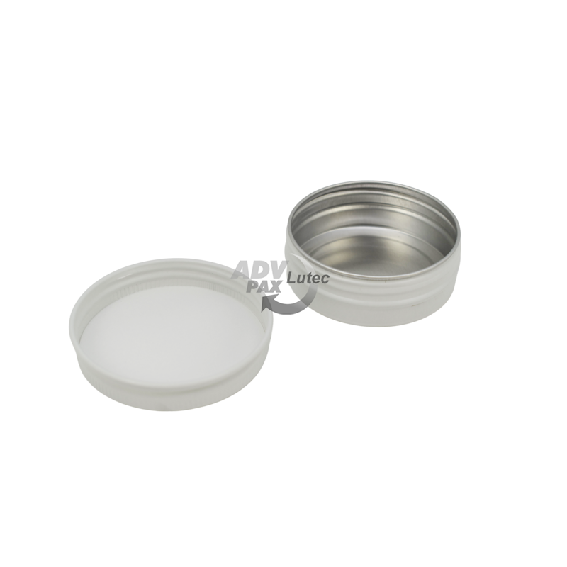 Aluminiumdose Aluminiumbox Aufbewahrungsdose Kosmetikdosen Aludose WEISS 30ml