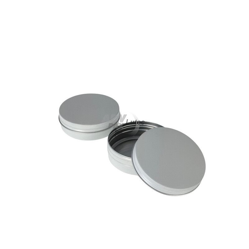 runde Schraubdeckeldose aus Aluminium