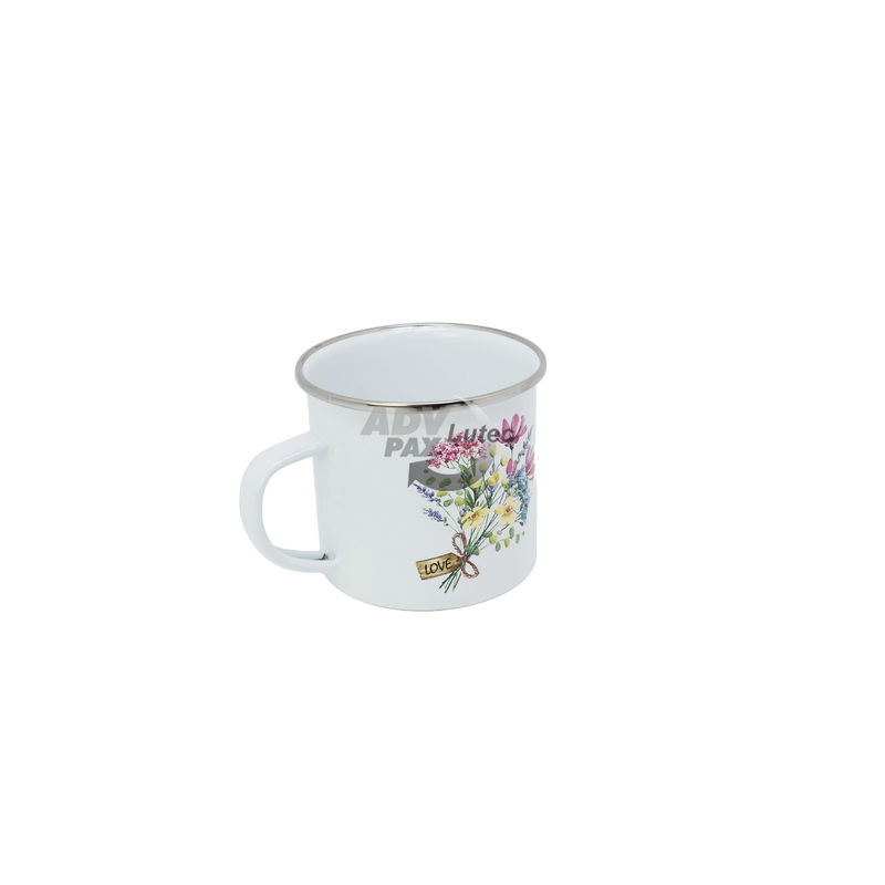 Becher aus pulverbeschichtetem Stahl 