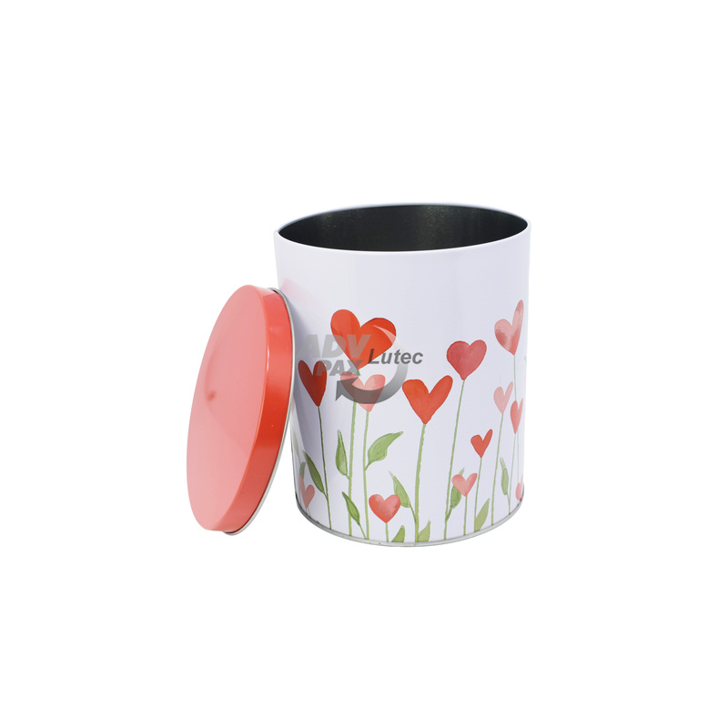 Dose Herz Blume