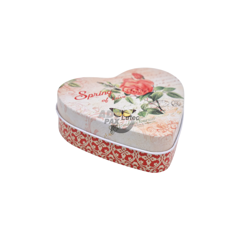 Geschenkdose Herzdose Heart roses S
