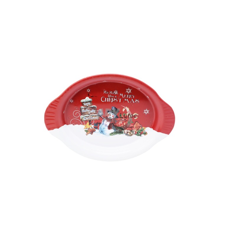 Tray/Blechteller,Weihnachten, Merry Christmas, snowman
