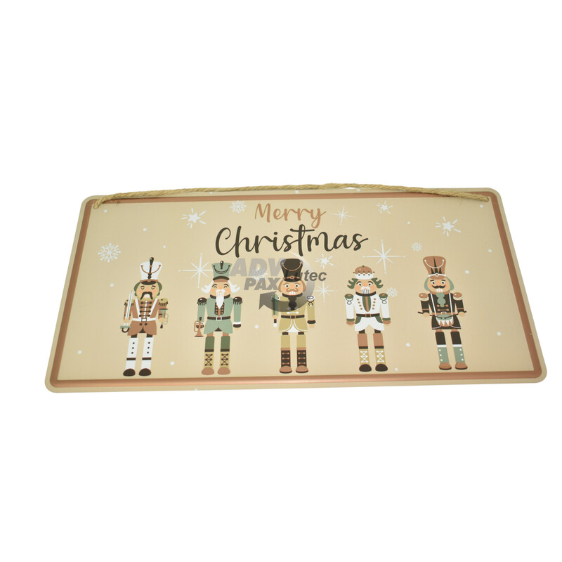 Blechschild Nussknacker