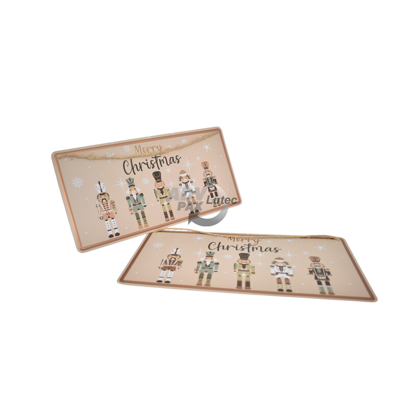 Blechschild Nussknacker