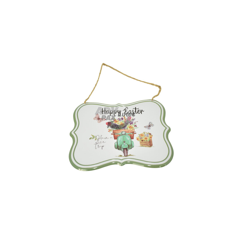 Blechschild Happy Spring