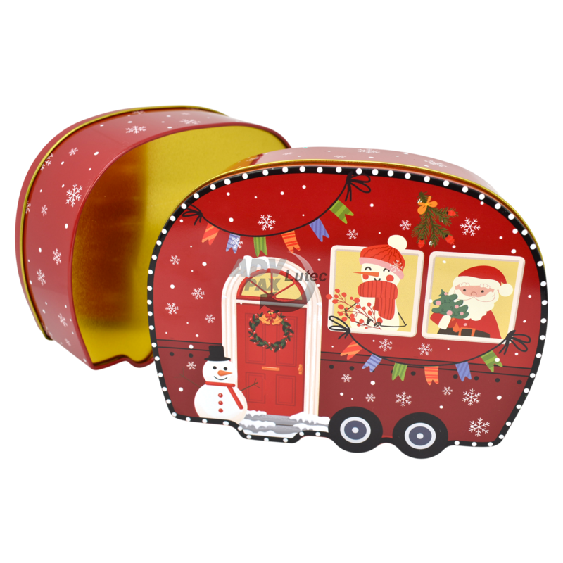 Weihnachtsdosen Geschenkdose Keksdose Santa Camper