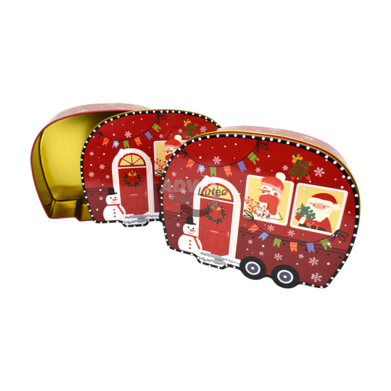 Weihnachtsdosen Geschenkdose Keksdose Santa Camper