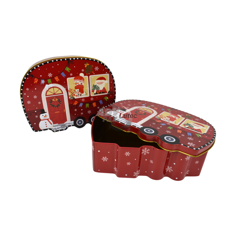 Weihnachtsdosen Geschenkdose Keksdose Santa Camper