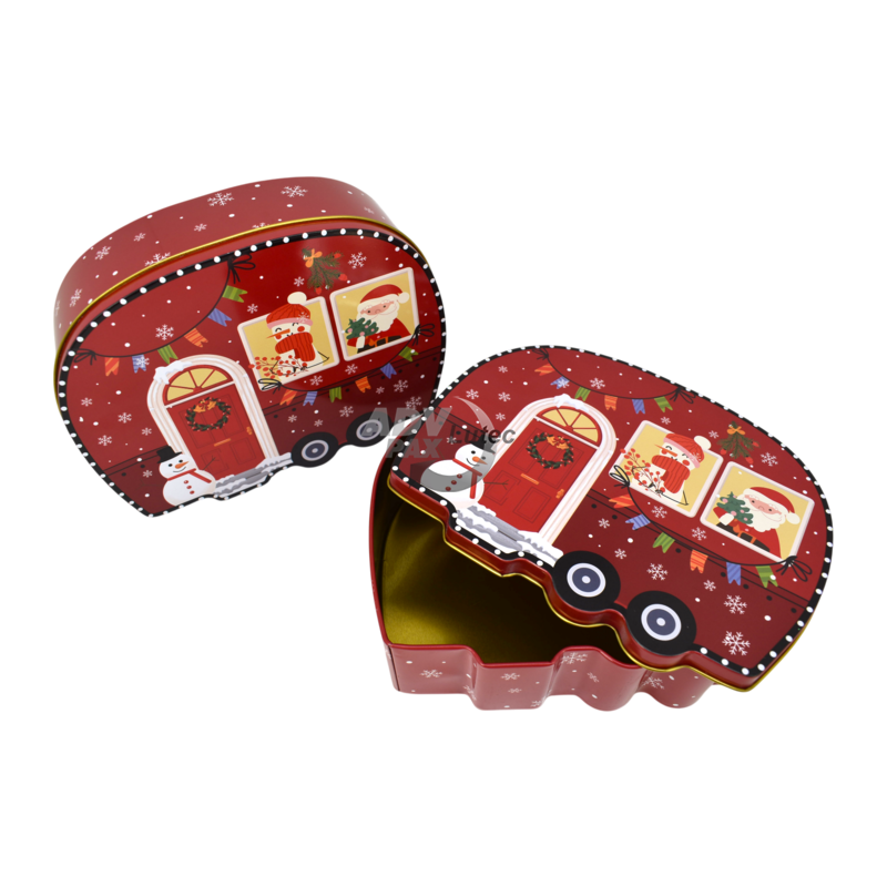 Weihnachtsdosen Geschenkdose Keksdose Santa Camper