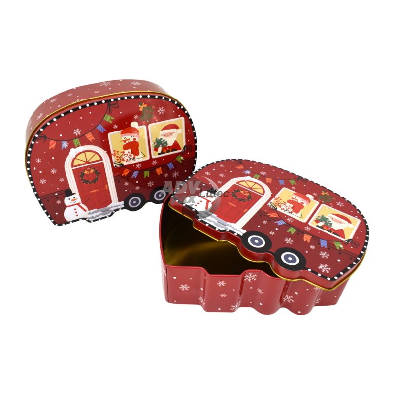 Weihnachtsdosen Geschenkdose Keksdose Santa Camper