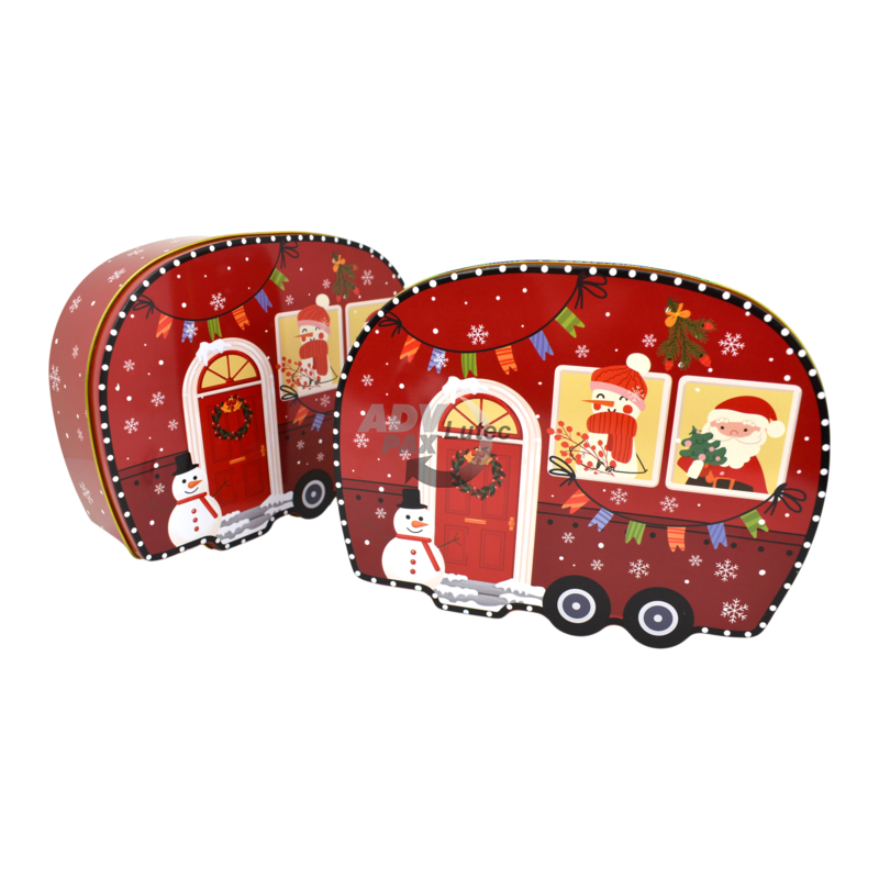 Weihnachtsdosen Geschenkdose Keksdose Santa Camper