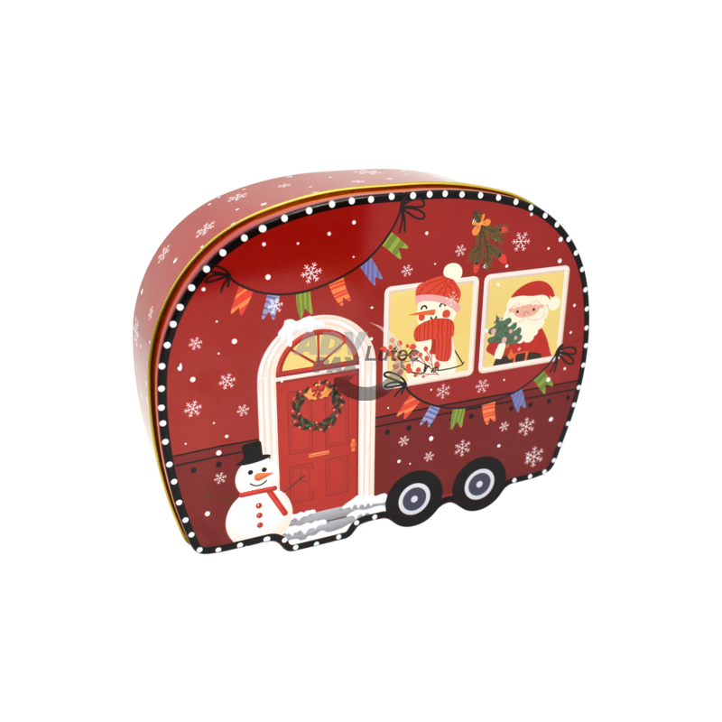Weihnachtsdosen Geschenkdose Keksdose Santa Camper