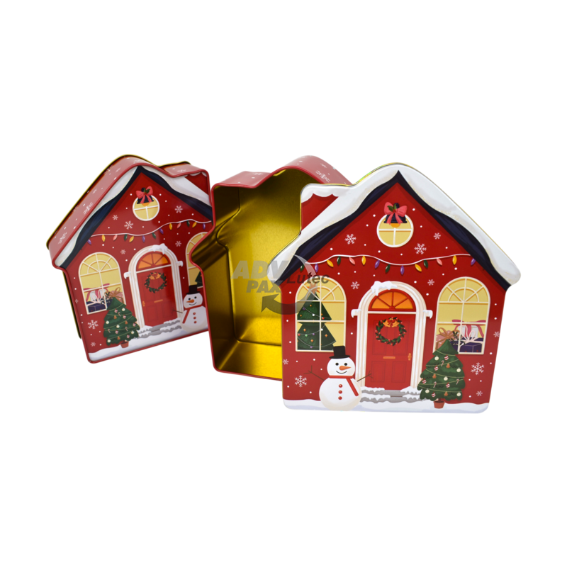 Weihnachtsdosen Geschenkdose Keksdose Santas House