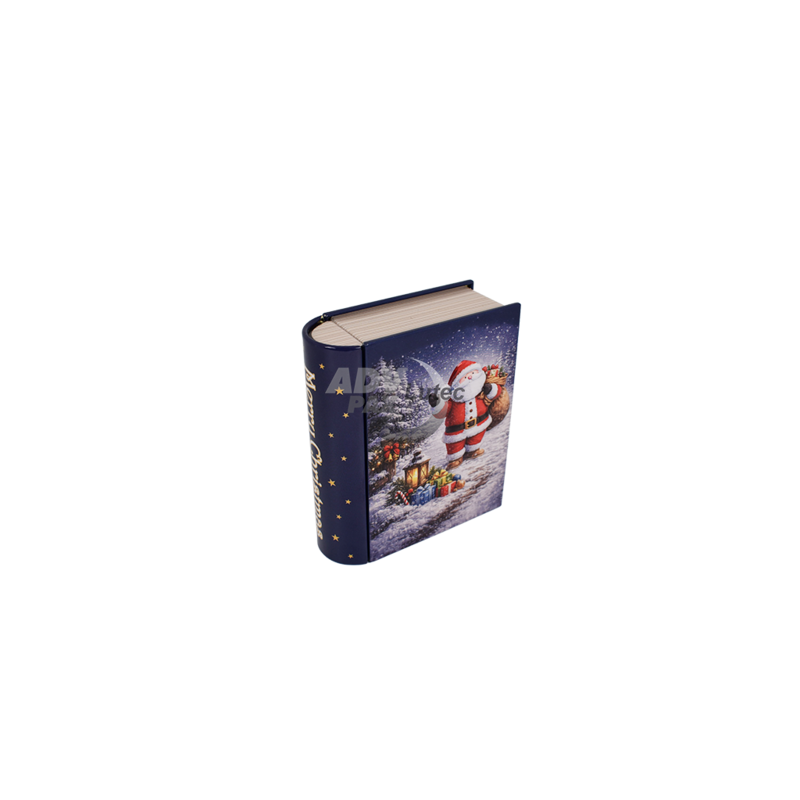 Weihnachtsdosen Geschenkdose Buchdose Book Santa