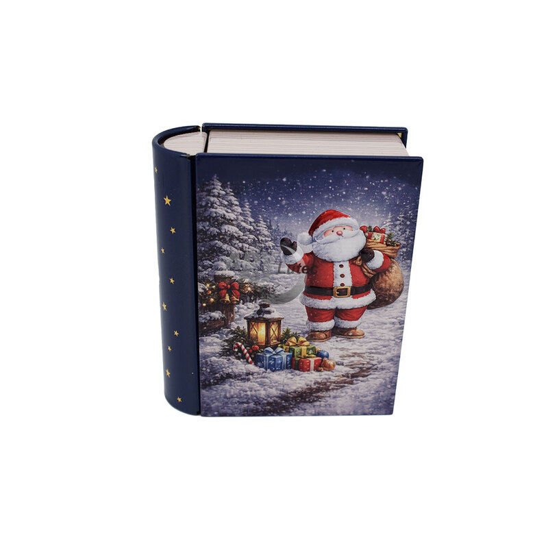 Weihnachtsdosen Geschenkdose Buchdose Book Santa