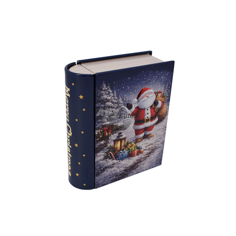 Weihnachtsdosen Geschenkdose Buchdose Book Santa