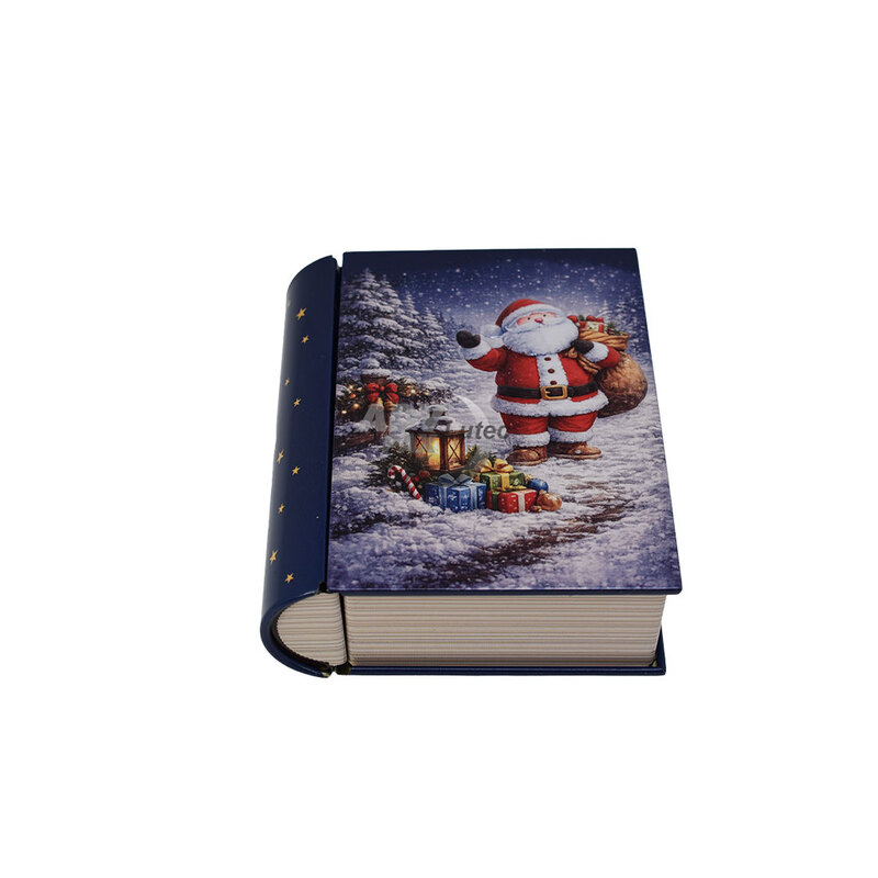 Weihnachtsdosen Geschenkdose Buchdose Book Santa