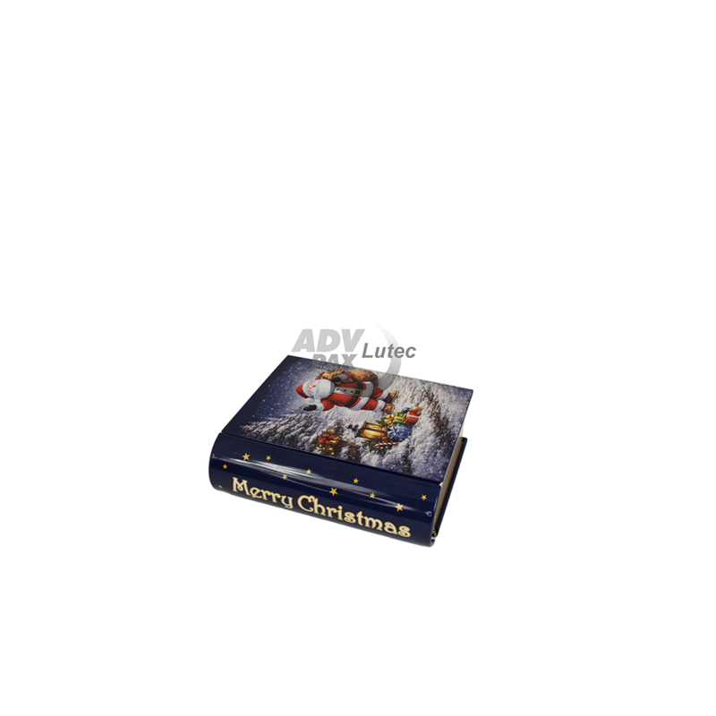 Weihnachtsdosen Geschenkdose Buchdose Book Santa