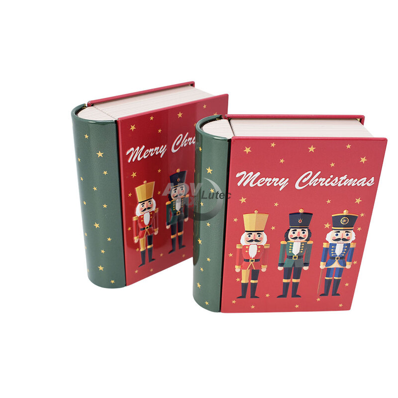Weihnachtsdosen Geschenkdose Buchdose Book Nussknacker