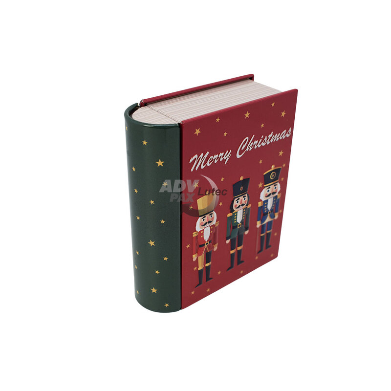 Weihnachtsdosen Geschenkdose Buchdose Book Nussknacker