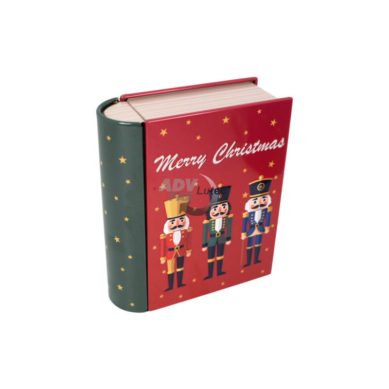 Weihnachtsdosen Geschenkdose Buchdose Book Nussknacker