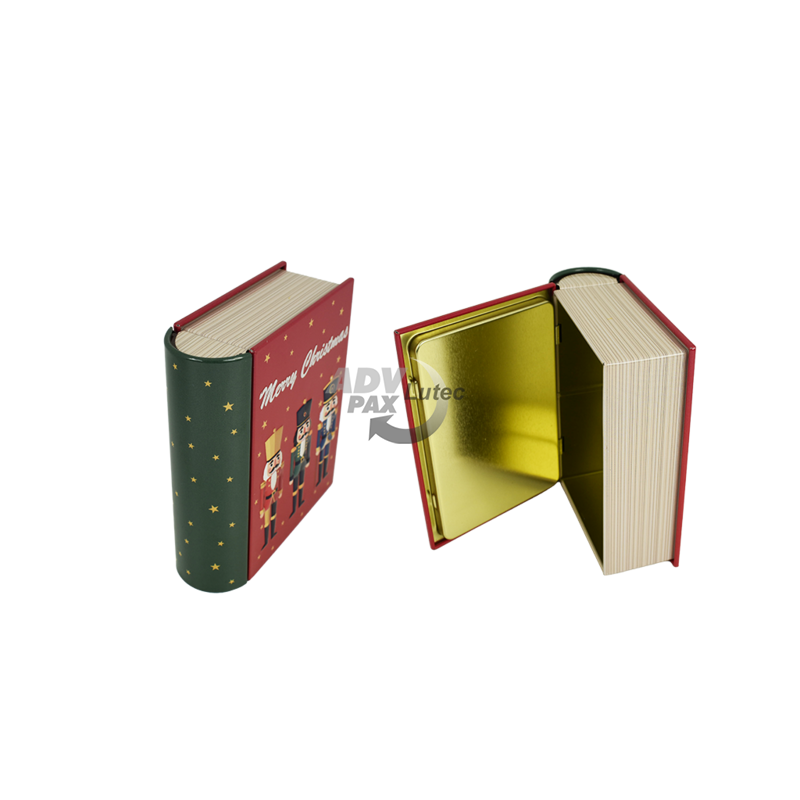 Weihnachtsdosen Geschenkdose Buchdose Book Nussknacker