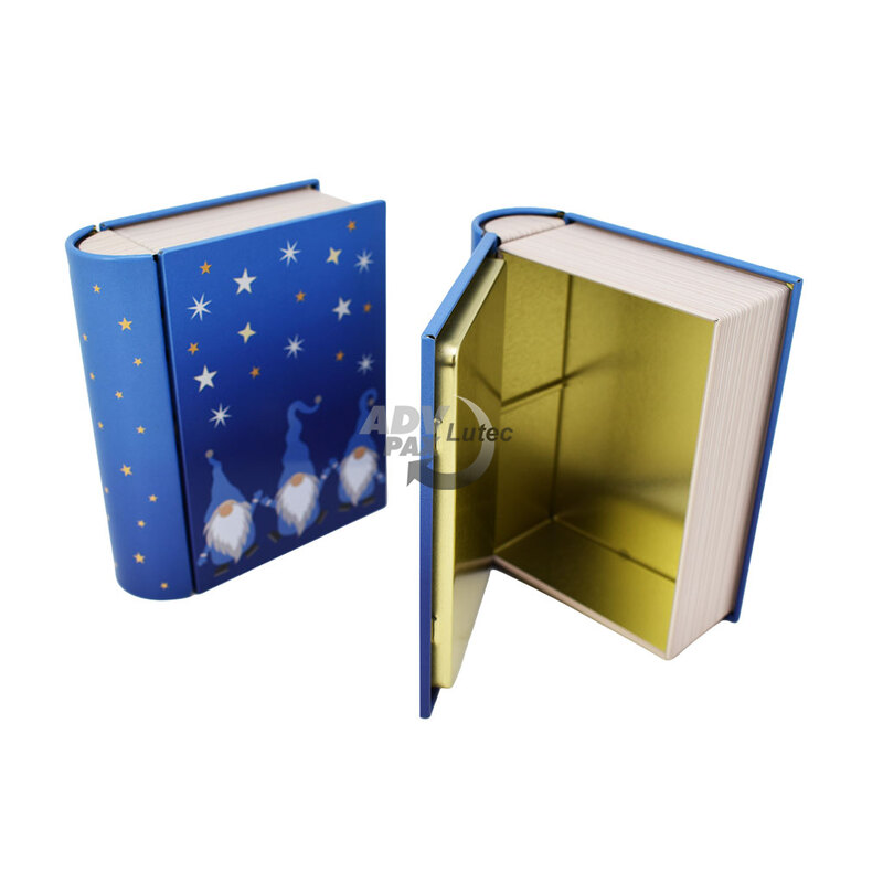 Weihnachtsdosen Geschenkdose Buchdose Book Wichtel
