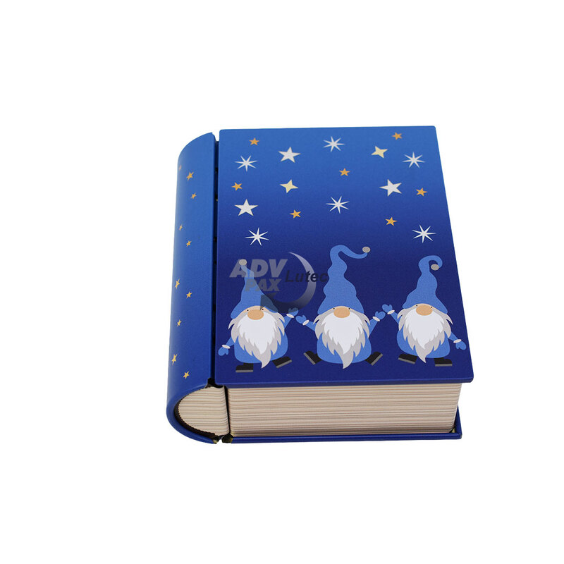 Weihnachtsdosen Geschenkdose Buchdose Book Wichtel
