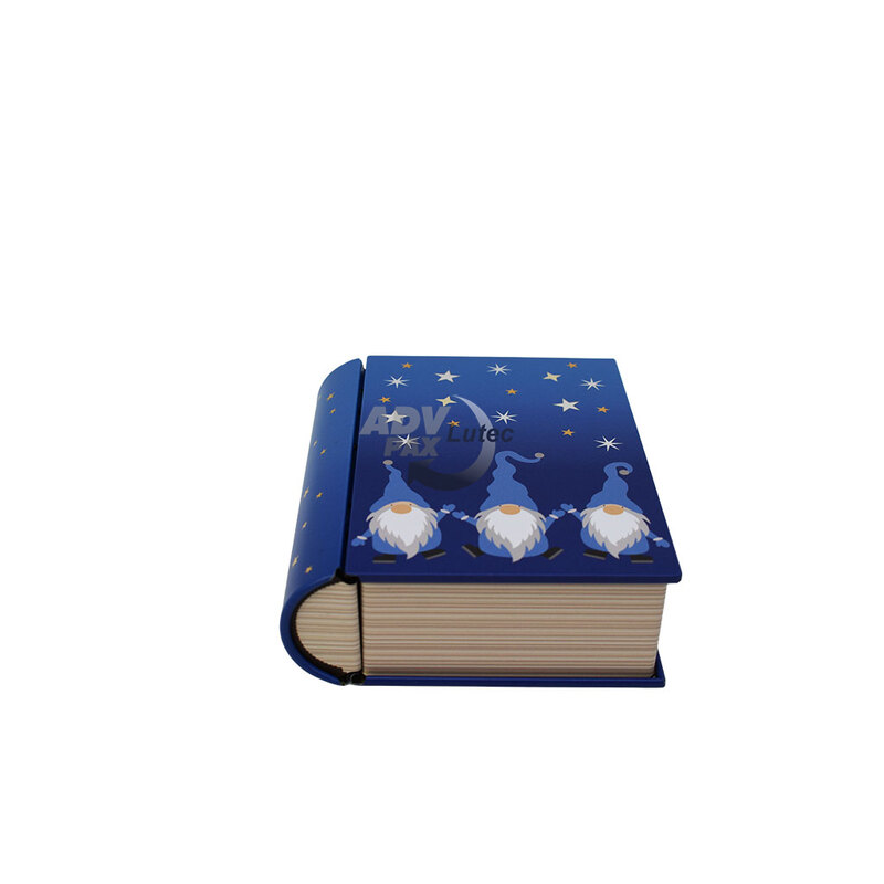Weihnachtsdosen Geschenkdose Buchdose Book Wichtel