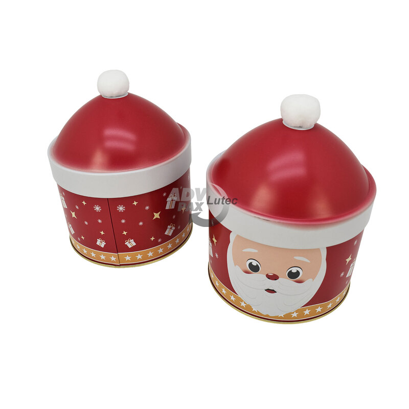 Weihnachtsdosen Geschenkdose Keksdose Bobble Santa