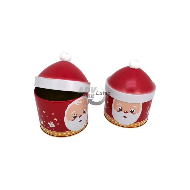 Weihnachtsdosen Geschenkdose Keksdose Bobble Santa