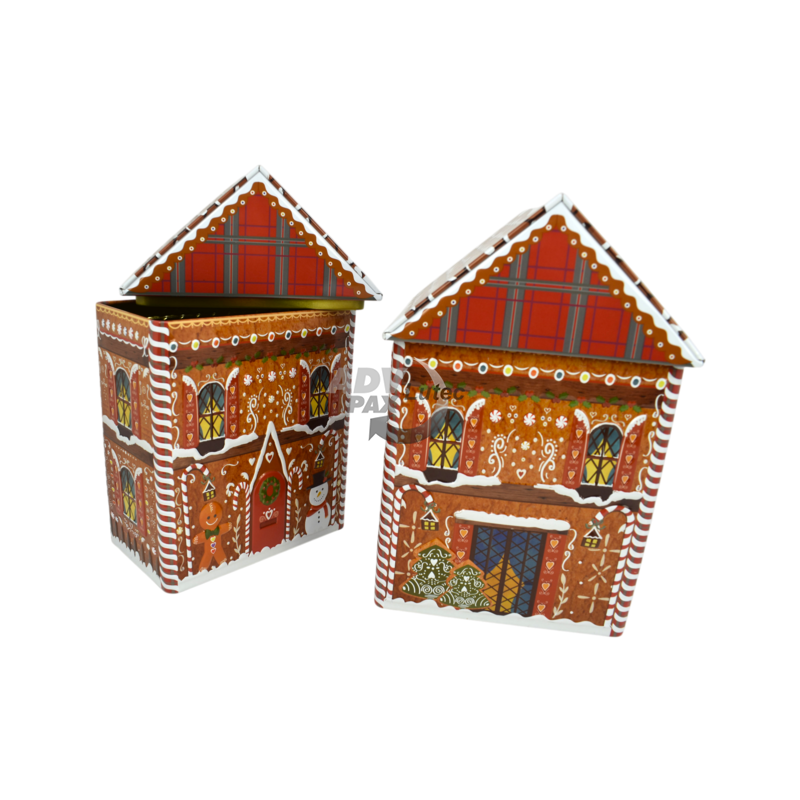 Weihnachtsdosen Geschenkdose Keksdose house tin