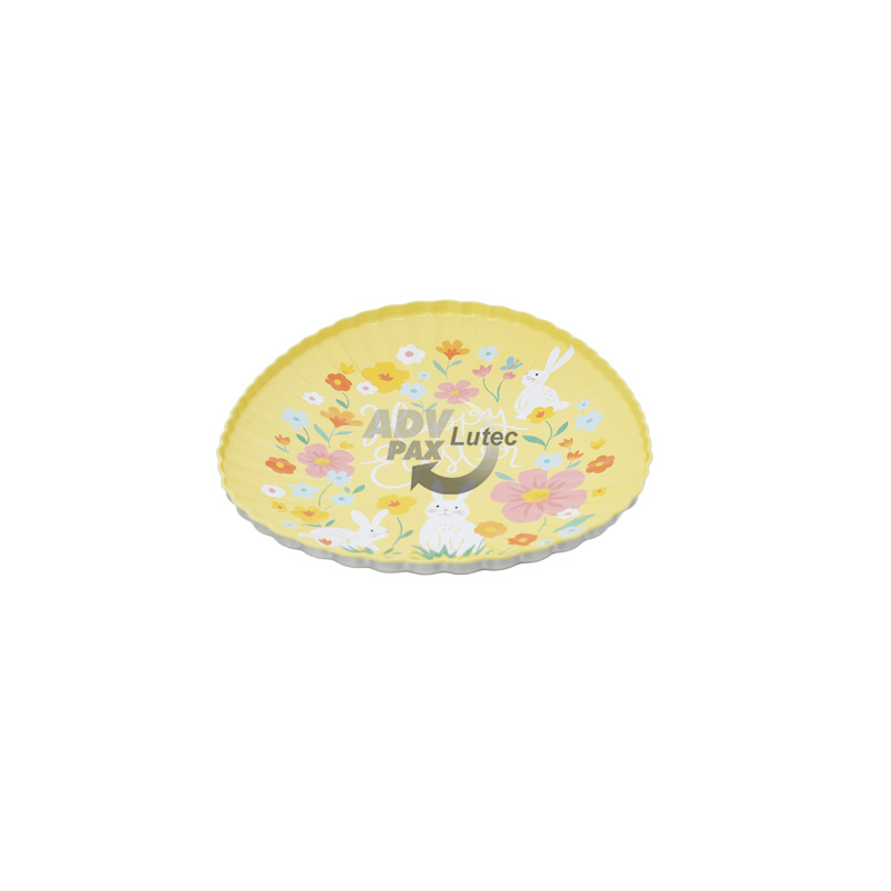 Tray,Happy Easter, Weißblech,Spring