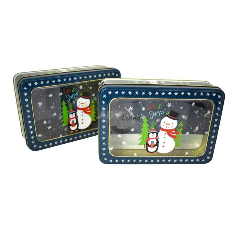 Snowman Rechteck window