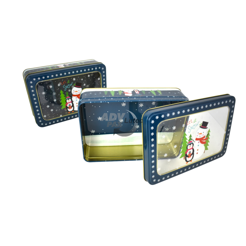 Snowman Rechteck window