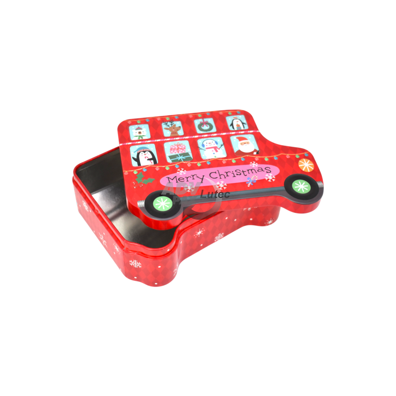 Weihnachtsdose Merry Christmas Bus