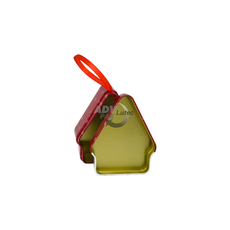 Weihnachtsdose Baumschmuck Santa House