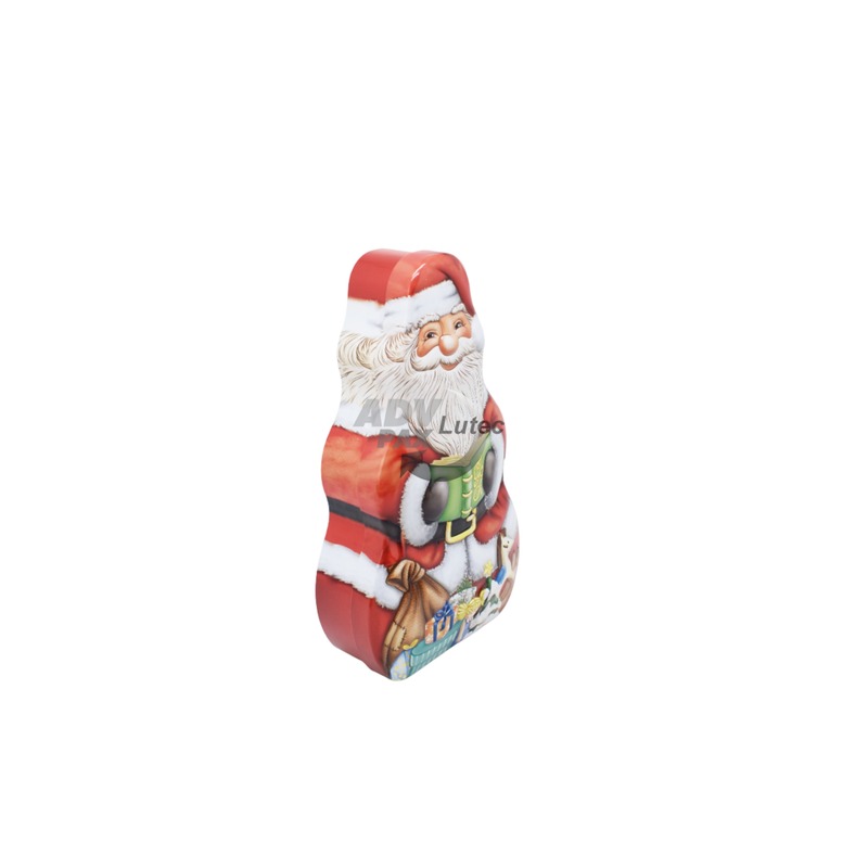 Santa-Story, Weihnachtsmann, Stülpdeckeldose, Weißblech 